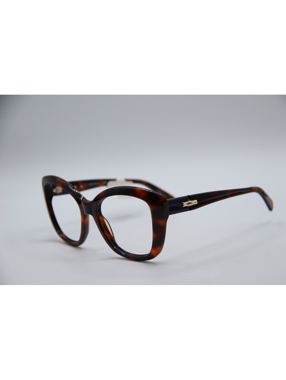 Longchamp Lo714S 230 Havana Blue Authentic Eyeglasses 54-19-140